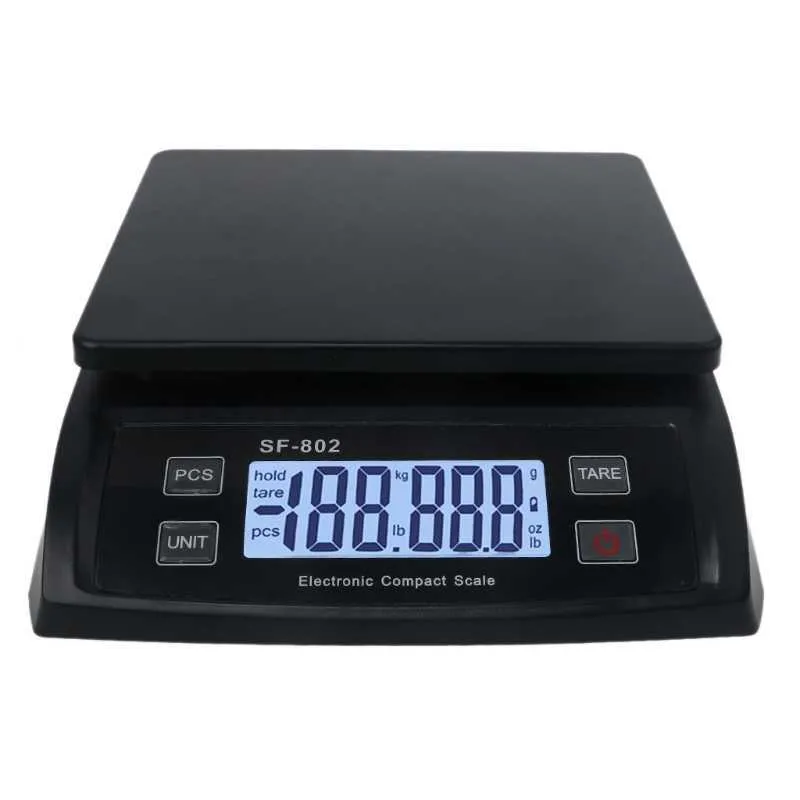 25kg/1g 55lb Digital Postal Scale Table Top Parcel Letter Postage Weigh Electronic Weighing Scales LCD Back-lit 210927