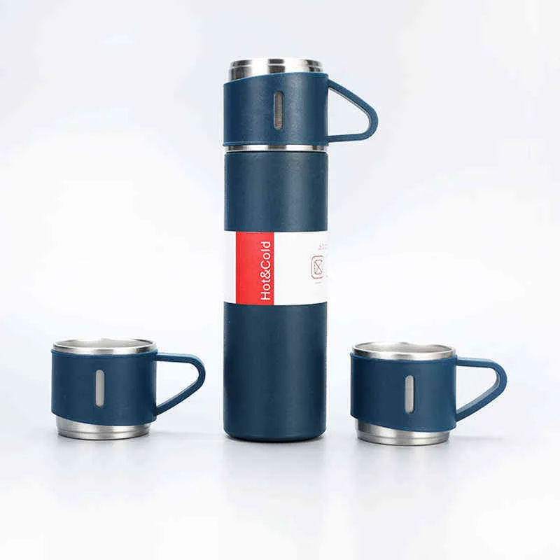 500Ml Bullet Double couche en acier inoxydable vide Thermos café gobelet tasse de voyage voyage d'affaires bouteille d'eau infuseur 211223299T