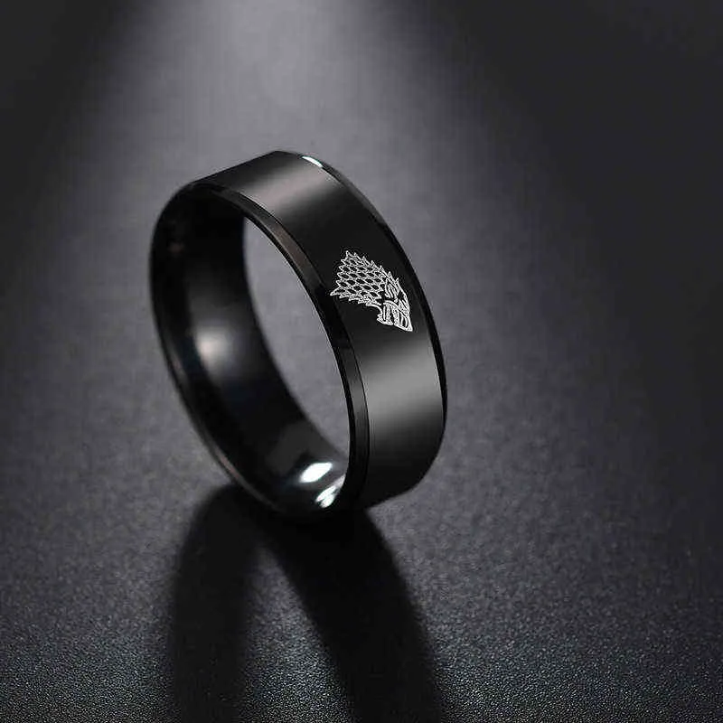 2021恋人の黒いステンレス鋼の女性の男性の結婚指輪バレンタインの日のギフトG1125のためのリングムーンサンカップルリング