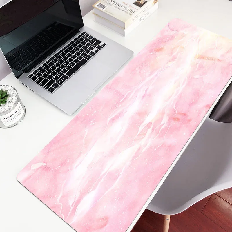 Large Marble Gamer kawaii Desk Computer Keyboard Table Decoration Cover Mice Mat Mouse Pad