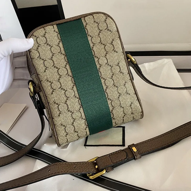 Mode unisex mini axelväska plånbok messenger väskor designer klassisk middag handväska män och kvinnor ryggsäck mynt purse305z