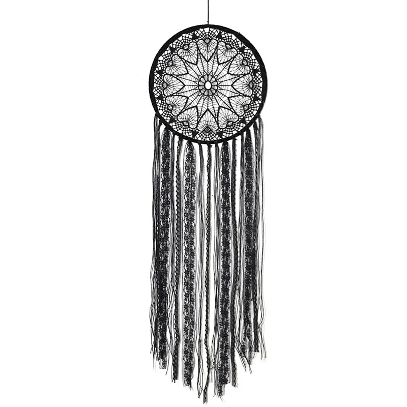 Black Boho Eye of God Fabriqué à la main Catcher Dream Home Traditional Bénédiction Cadeau pour le mur de voiture suspendue chambre Nurserie Kids Dreamcatch7966727