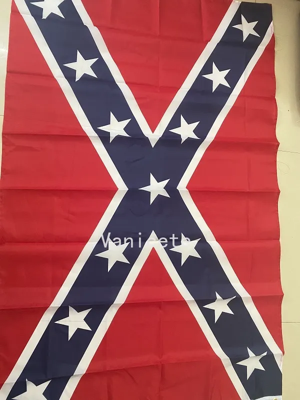 Bannervlaggen Burgeroorlog Slag Dixie Confederate Vlag Klaar voor verzending US 90x150 cm 3x5 ft T2I524493984949