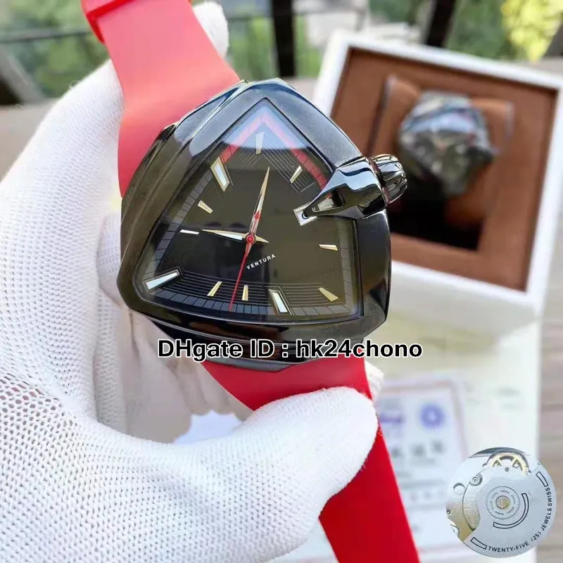 Relógio automático masculino Ventura Elvis80, de alta qualidade, 42 mm, H24551331 H24551131 H24551731, caixa de aço, data, homens, relógios esportivos Bl280b