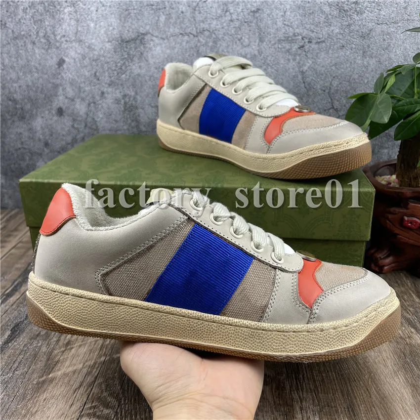 Mężczyźni Kobiety Screener Series Webbing Sneakers Platforma Buty Wypoczynek Scarpe Fashion Canvas Bee Green Red Sports Tennis Casual Shoes Trainer