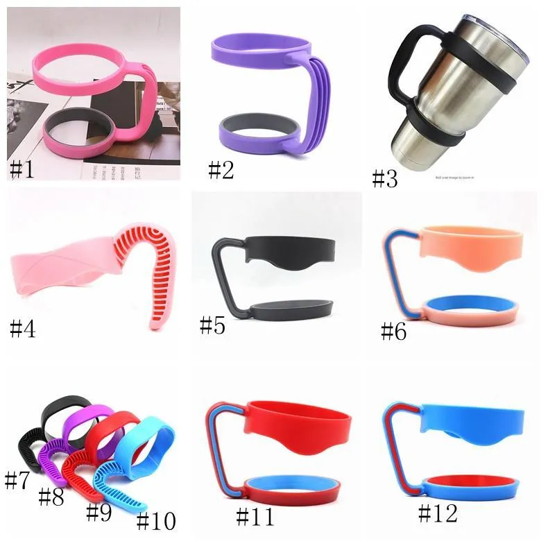 30oz 20oz Cups Handvatten Draagbare Plastic Handhouder Vacuüm Mokken Koffiekop Handvat Roestvrijstalen Cups Tuimelaar Drinkware Handvat