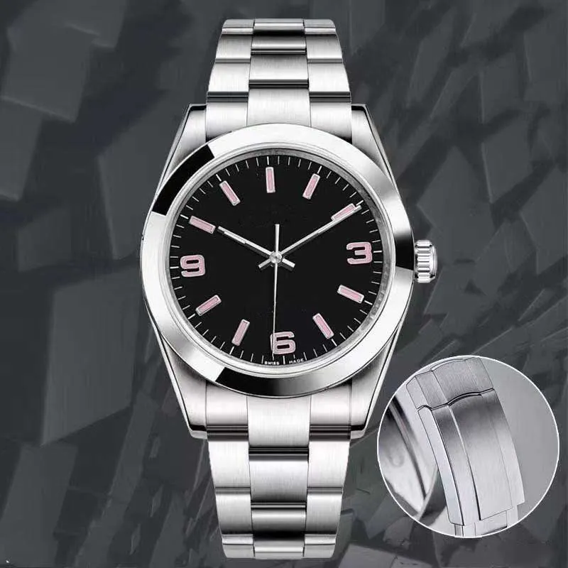 U1 Business décontracté de haute qualité montre Womens Womens 39 mm Bracelet en acier inoxydable brillant montres automatiques mécaniques Sapphi233n
