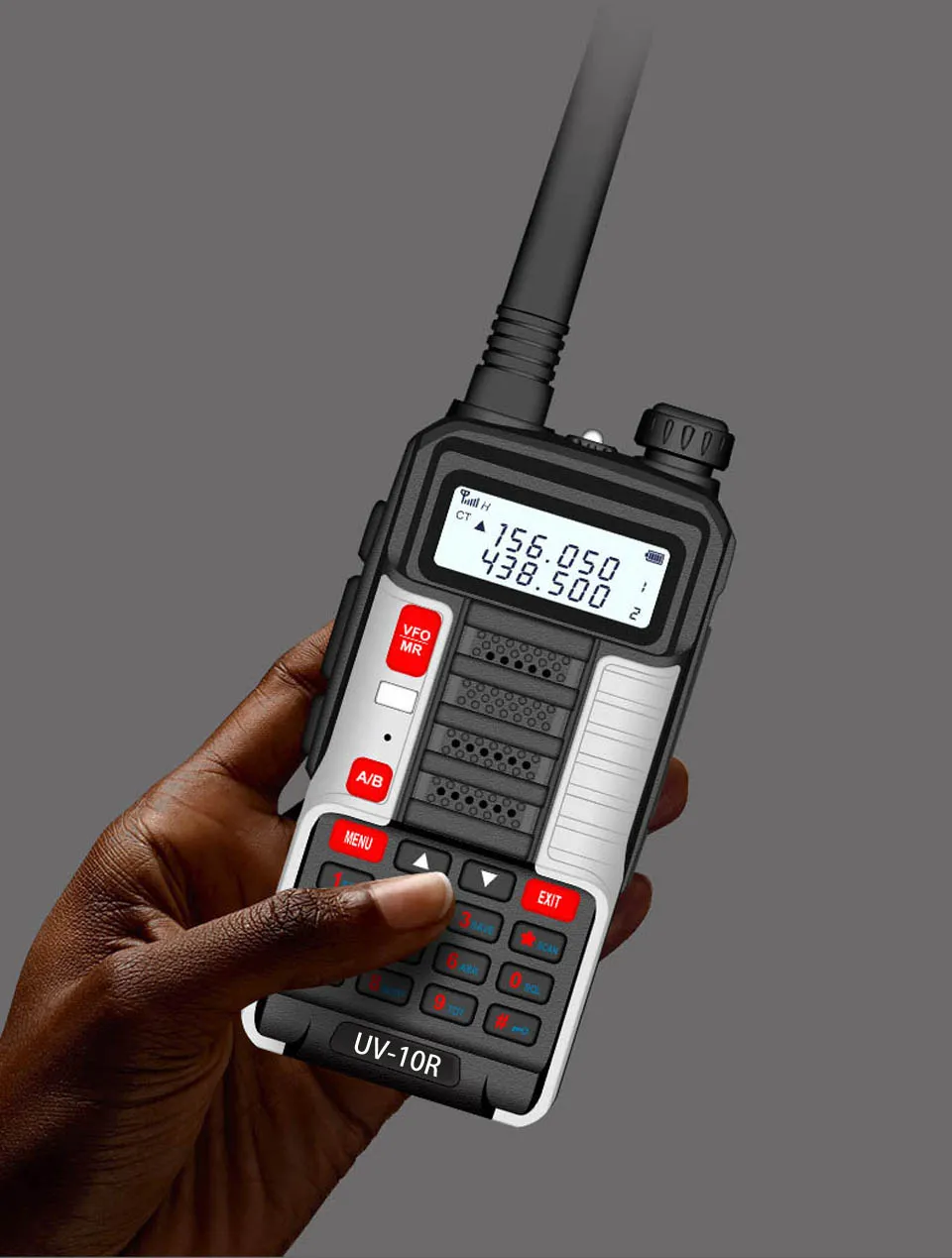 Baofeneng Professional Walkie Talkie UV10R 128 Kanallar VHF UHF Dual Band İki Yol CB Ham Radyosu Baofeneng UV5R Geliştirilmiş UV 10R