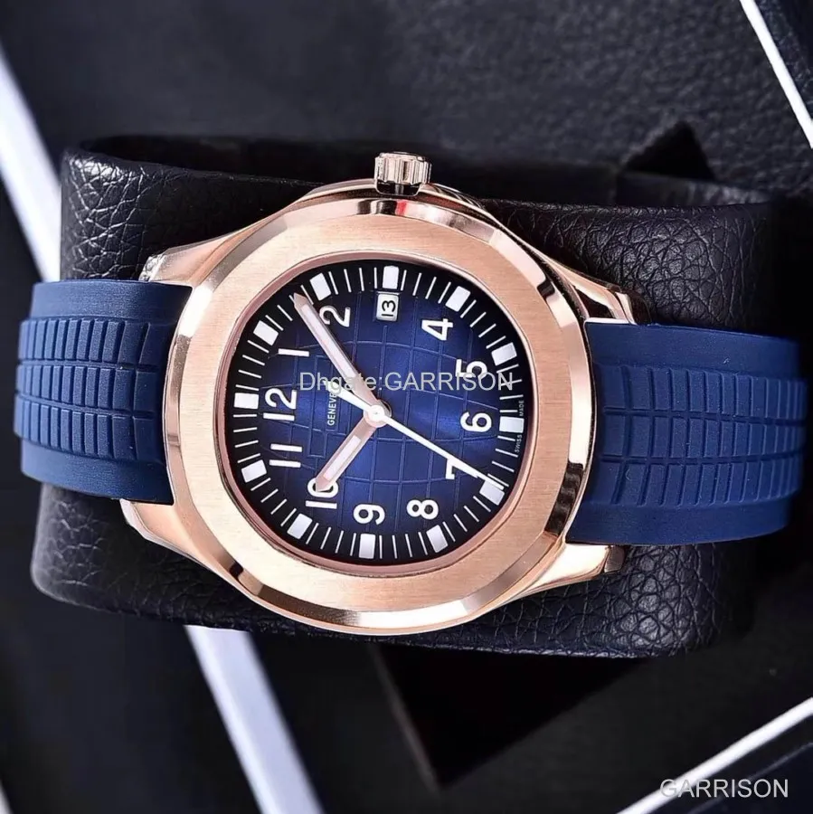 Movimento automático 2021 relógios masculinos pulseira de borracha confortável fecho original vidro super luminoso montre de luxo2717