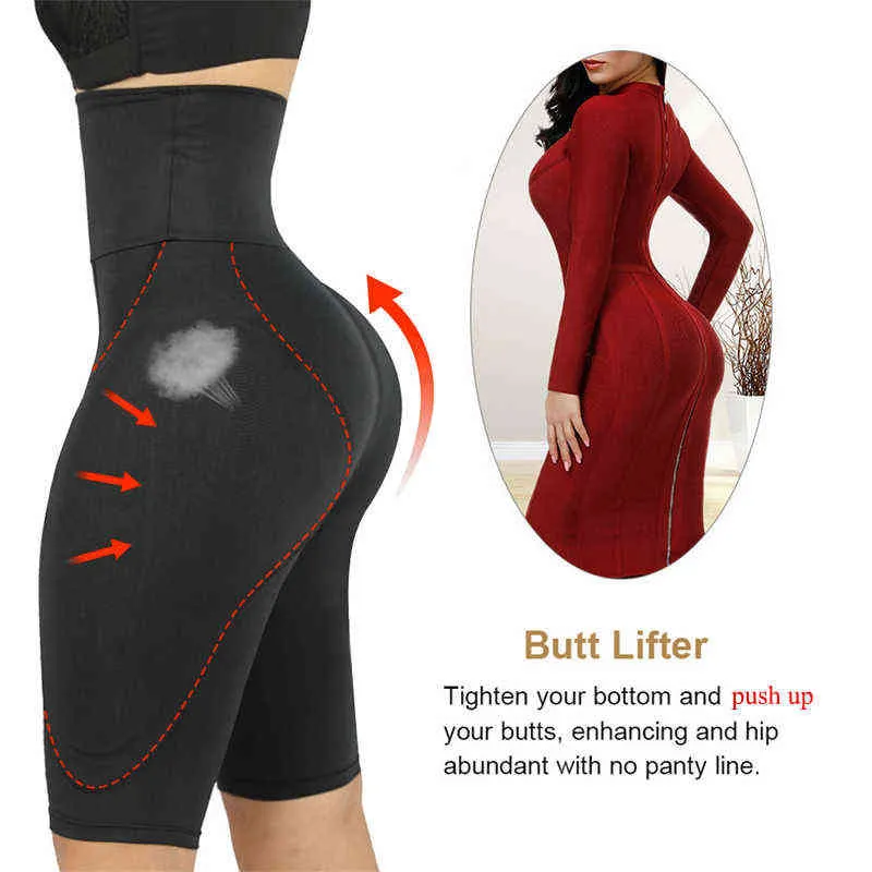 NINGMI Butt Lifter Mutandine contenitive Body Shaper Falso Pad Imbottito in schiuma Enhancer l'anca Mutande Donna Shapewear Clessidra 220115