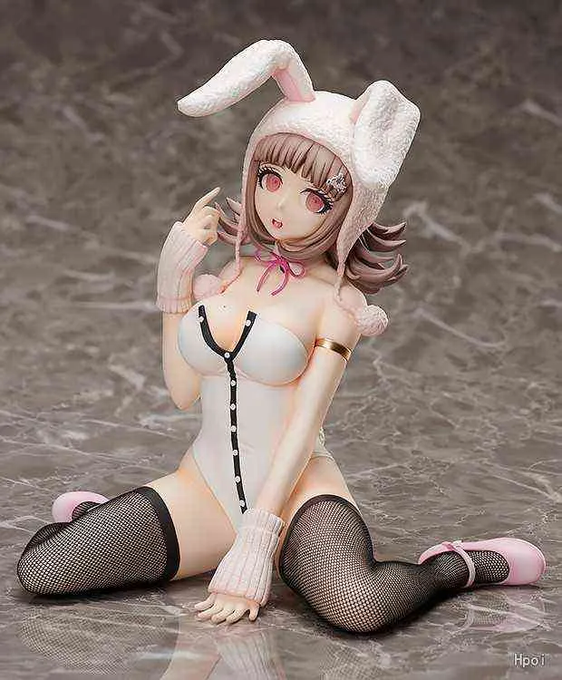 23 cm B-stijl Danganronpa Kirigiri Kyouko Zachte Body Bunny Girl Freeing PVC Action Figure Toy Anime Figure Volwassen Collectible Model H1105