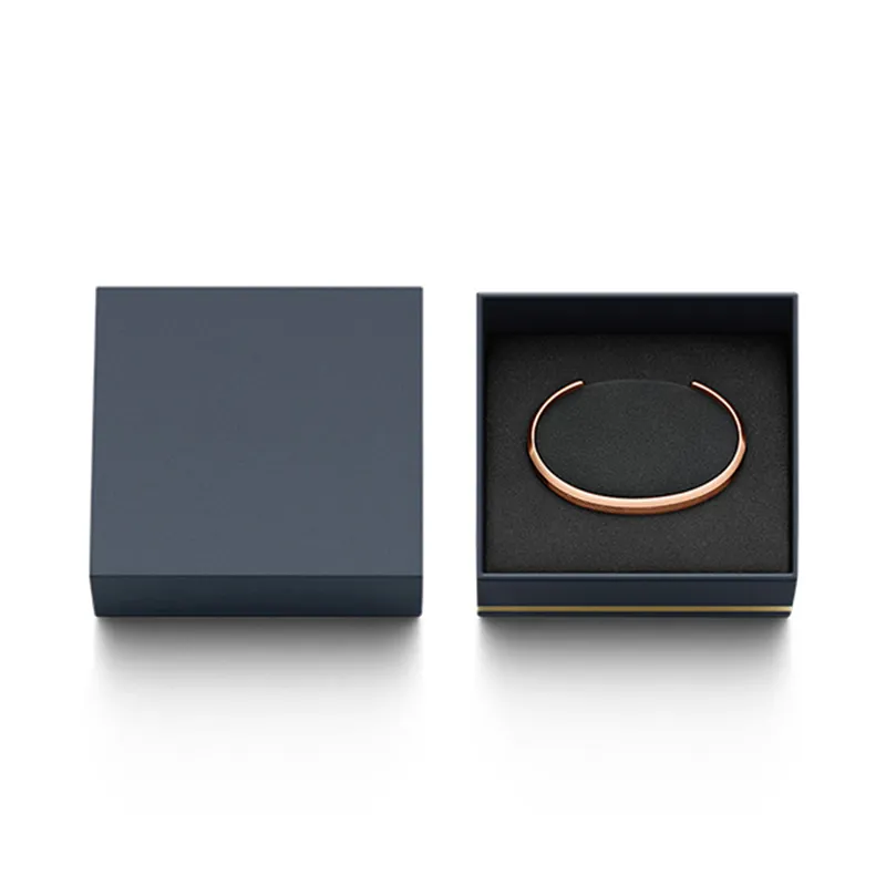 Moda simples pulseira pulseira feminina 16cm 17cm ajuste aberto designer pulseiras prata rosegold com caixa de presente 7265e