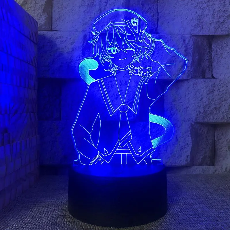 Lumières nocturnes SK8 The Infinity Light Boy Bedroom Decoration LED Children's Room Manga Anime USB 16 Colours Remote Neon Sign233g