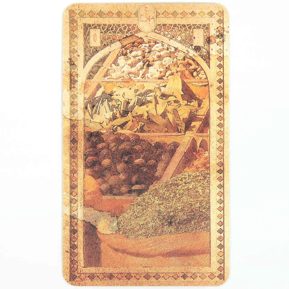The Old Arabian Lenorma Tarot 39 Card Peintures à l'huile antiques de style romantique et aquarelles Historic Arabia Game Deck Board saleU3T5