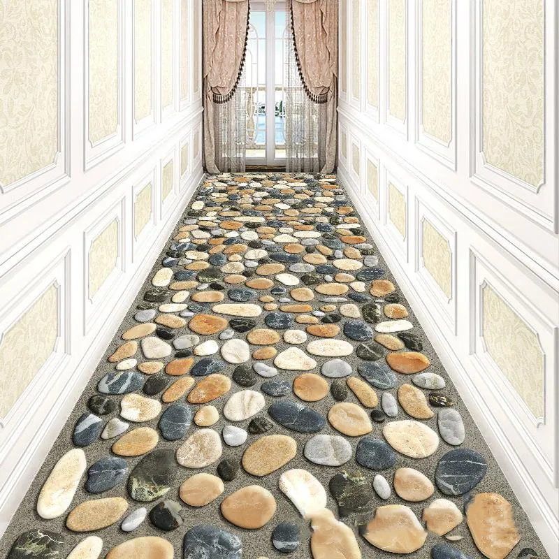 Creative Flower Carpets European Hallway Doormat Living Room Bedroom Mats Rugs Kitchen Stairs Carpet Anti-skid El247I