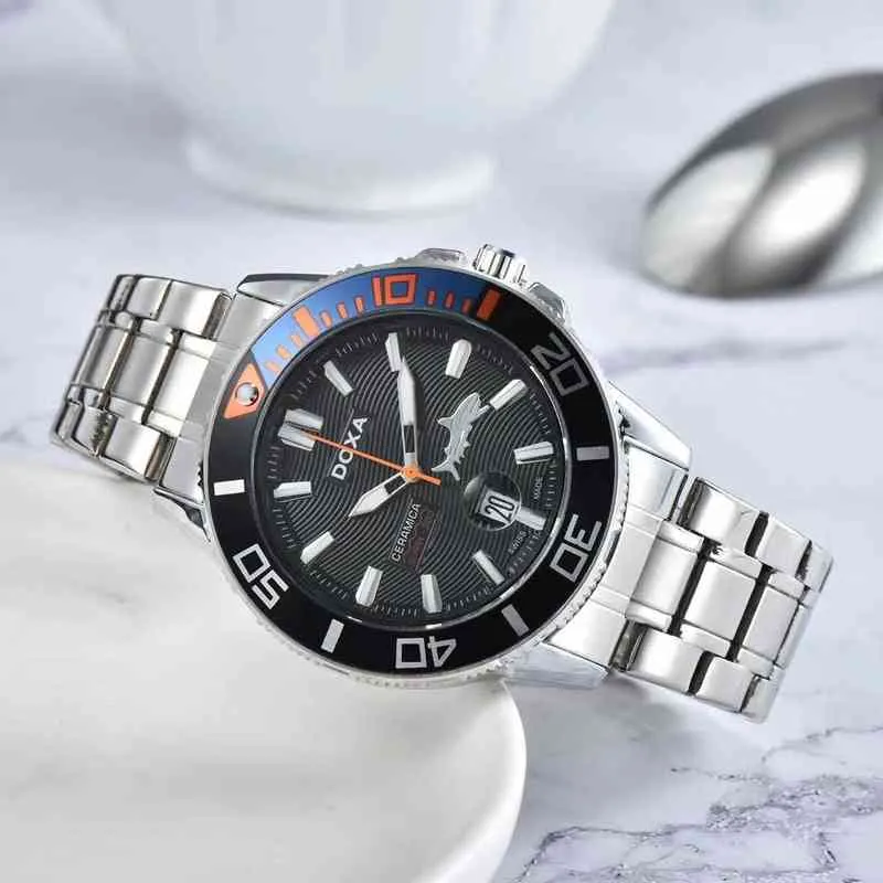 Doxa Watch Big Shark Top Marke Luxus Edelstahl Men039s Luminous Sports Tauch 46mm Wassergeister Neue Produkte 02145556104