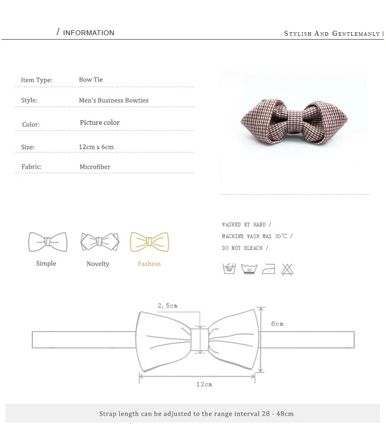 Högkvalitativ 2020 Ankomster Bow Slipsar för Män Designers Märke Koreansk Bröllop Retro Plaid Bowties Luxury Butterfly Presentförpackning