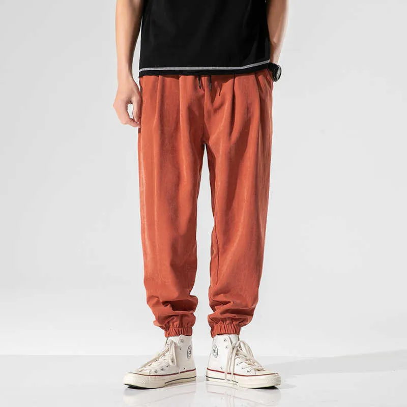 2021 bereit Lager Neue Sommer Hip Hop Harem Hosen Männer Jogger Ankle-Länge Hosen Männliche Casual Baggy Hosen Streetwear dropshipping X0723