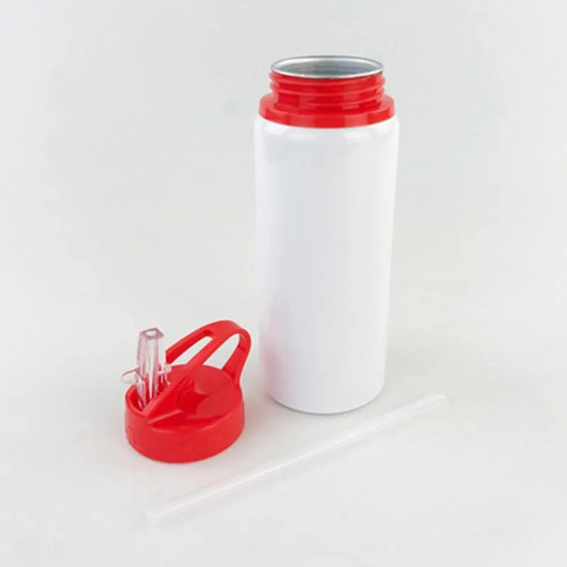 Botellas de agua lote 20 oz sublimación de bricolaje copa para niños con pajitas de pajitas de 600 ml de tazas de acero inoxidable para beber266bbb