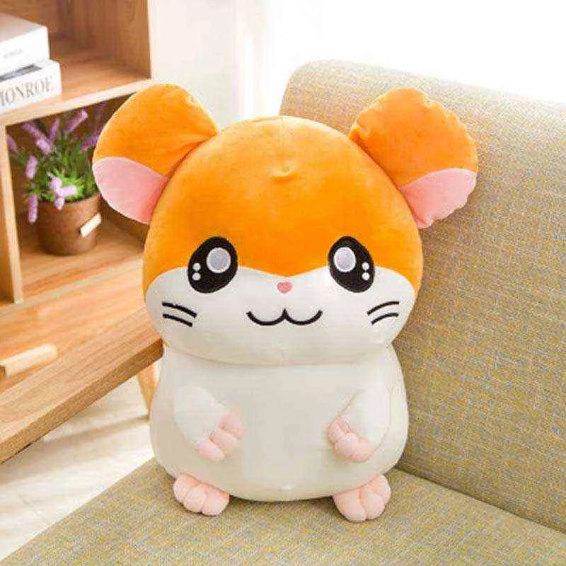 Hamtaro Plüschtier Super Soft Japan Anime Hamster Gefüllte Puppe Spielzeug für Kinder Cartoon Figur Spielzeug für Kinder Geburtstagsgeschenk Y211119