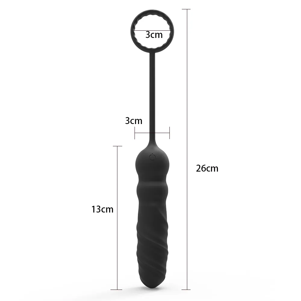 Male Prostate Massager Vibrator Vibrating Cock Penis Ring Buttplug Adult Couples For Men Wireless Remote Anal Butt Plug 2106183462730