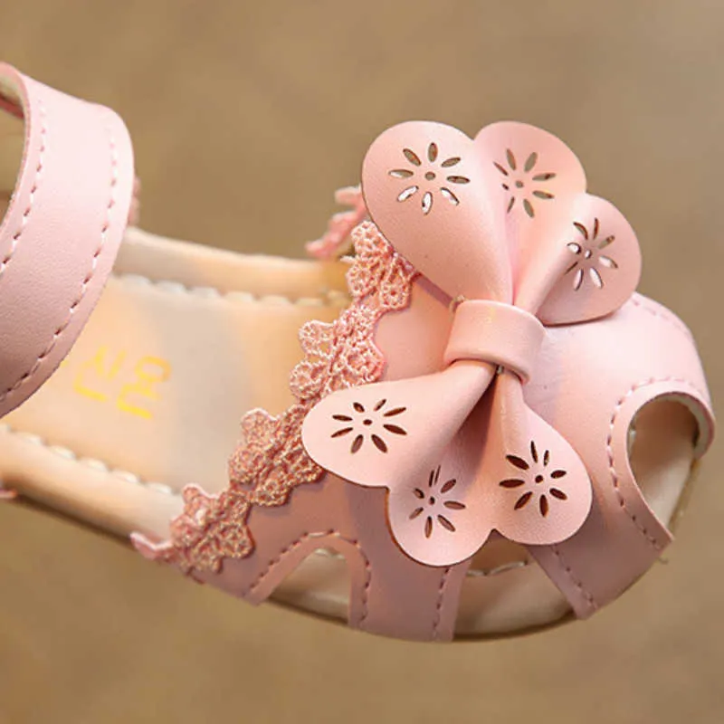 Yaz ayakkabı çocuklar kızlar sandalet çocuk ayakkabı çocuk sandalet bebek kız elbise için deri yürümeye başlayan kız sandalet sandalet 210713