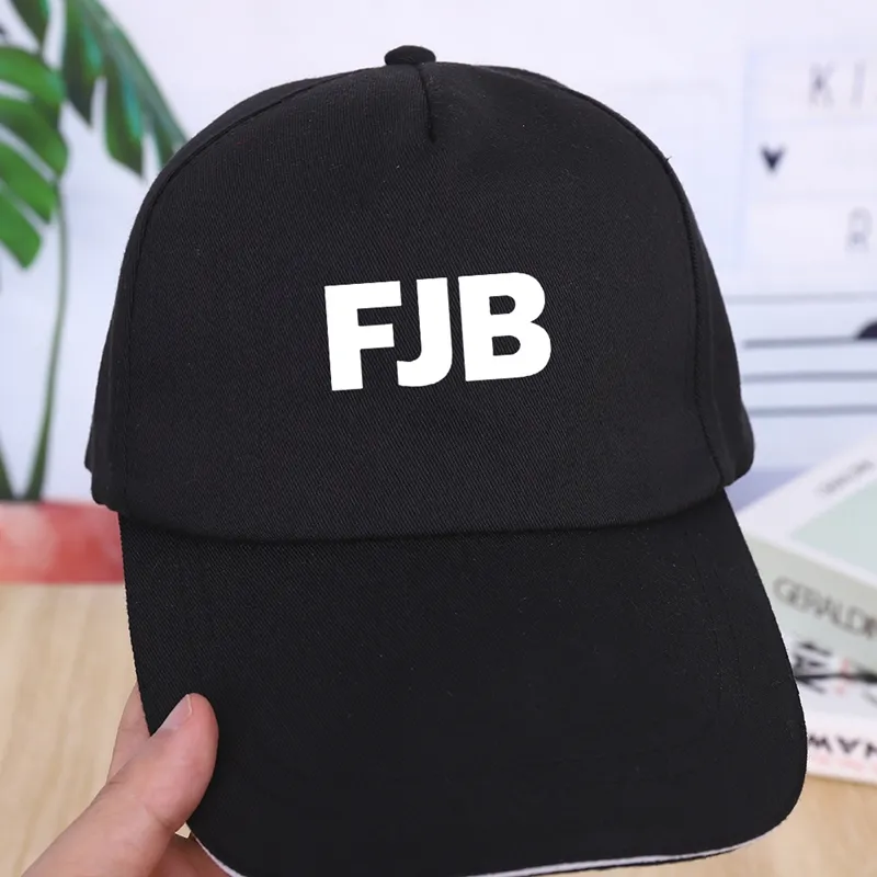 FJB Joe Biden Baseball Cap Hat Lente Jongens Gedrukt Fish Sun Snapback Casual Czapka Hip Hop Sport Dames Bonnet Black Summer BDC21