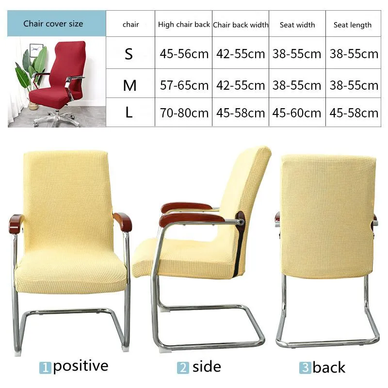 Thickened Waterproof Computer Office Chair Cover One-piece Elastic Anti-fouling Rotating Lifting Game Player Covers228J