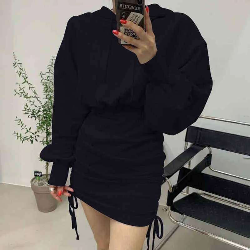 Black Hoodie Dress (1)