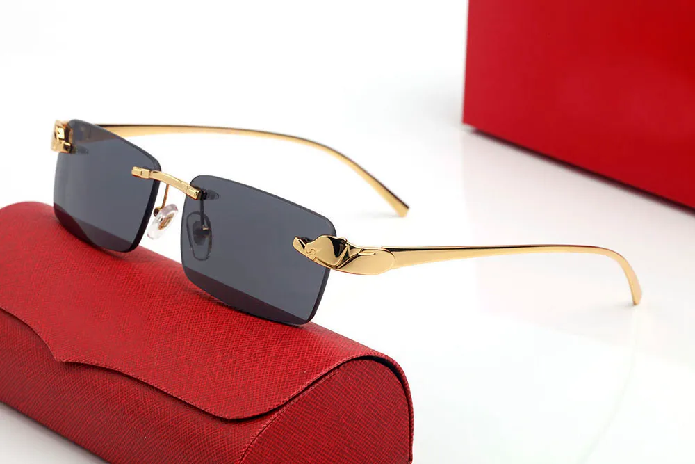 Top -Qualität Mode Business Sonnenbrille Holz Samsung Klassische Metall -Logo -Brille Sonnenbrille Optische Rahmen Designer Brille Männer Frauen288e