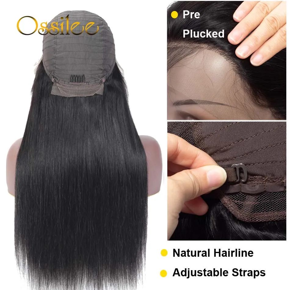 13x4/13x6 düz dantel ön insan saç perukları 360 dantel ön peruklar remy brezilya insan saçı dantel peruklar kadınlar için