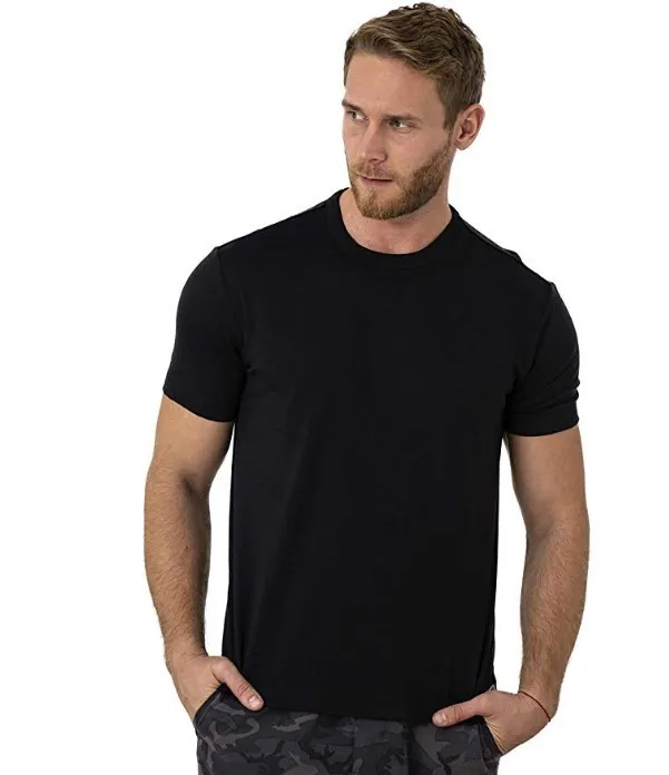 100% Merino Wool T Shirt Men Base Layer Soft Wicking Breathable Anti-Odor No-itch USA Size 220309