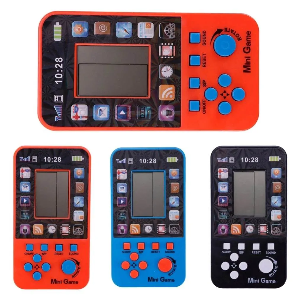 Supper Kids Children Gift Retro Classic Childhood Mini Handheld Game Players LCD Kids Games Toys Game Console Random Color