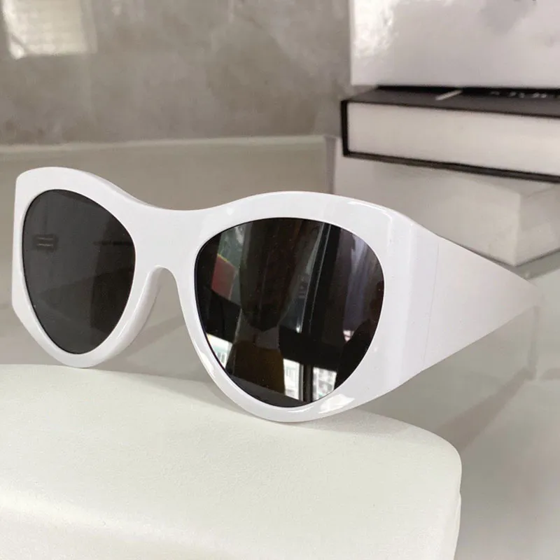 Sonnenbrillen für Damen, hochwertige Designer-Sonnenbrillen, neueste Sonnenbrillen 4392, modisches Einkaufen, Cat Eye, oval, blau, großer Rahmen, Design, Damen, Club 251R