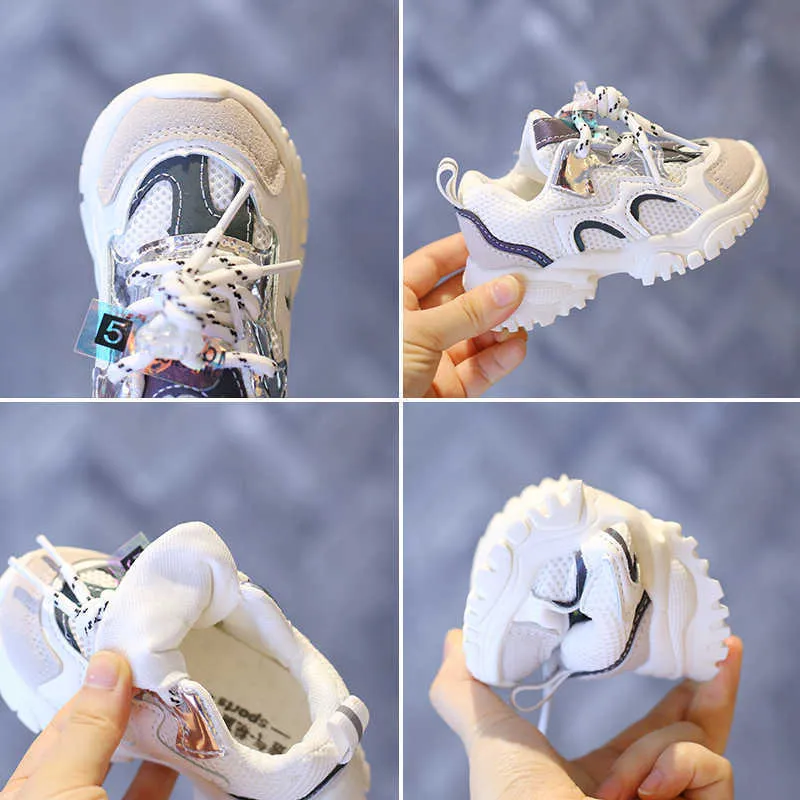 CAPSELLA KIDS Sneaker 1-3 Ans Bébé Premiers Marcheurs Doux Antidérapant Infantile Sport Chaussures Respirant Fille Garçon Toddler 211022