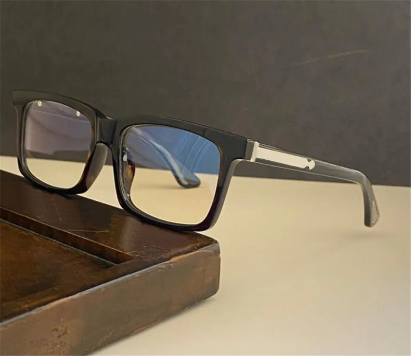 Novo design de moda óculos ópticos VAGILAN II moldura quadrada clássico simples estilo popular óculos transparentes de alta qualidade228U