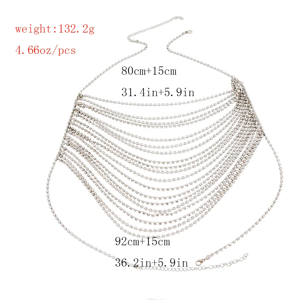 Luxurious Shining Woman Bellyband Bras Fashion Nightclub Shine Body Jewellery Rhinestone Trendy Underwear Beach