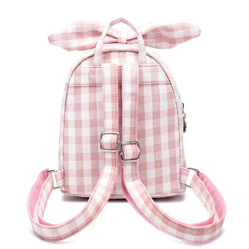 GREATOP 3D Butterfly Knot Children Backpacks High Quality Chequer Design Preschool Kids Bag for Kindergarten Girls Mochila 220210
