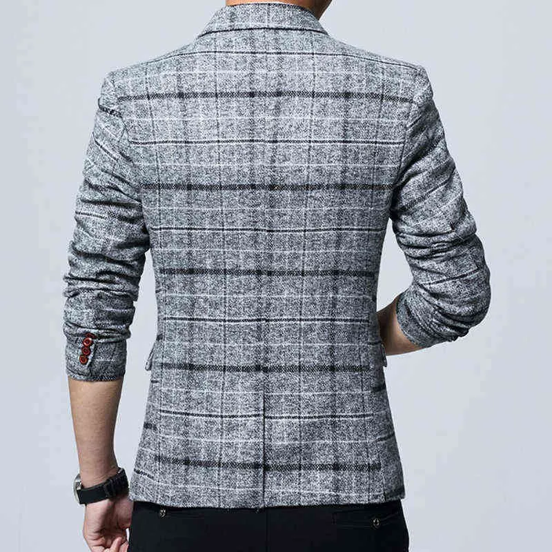 Liseaven Blazers Men Jackets Arrival Male Plus Size 5XL Slim Fit Coat s Blazer Jacket 211214