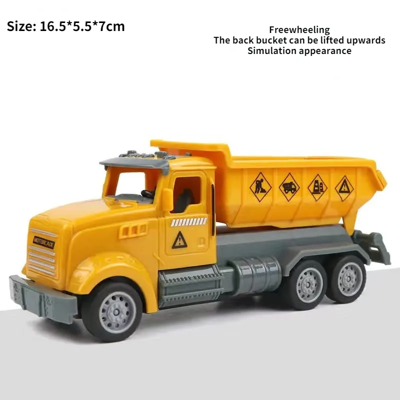 Simulatie Traagheidsgraafmachine Diecast Techniek Auto Kraan Dump Truck Modellen Vrachtwagen Speelgoed voor Kinderen Kinderen Voertuig Speelgoed Cadeau