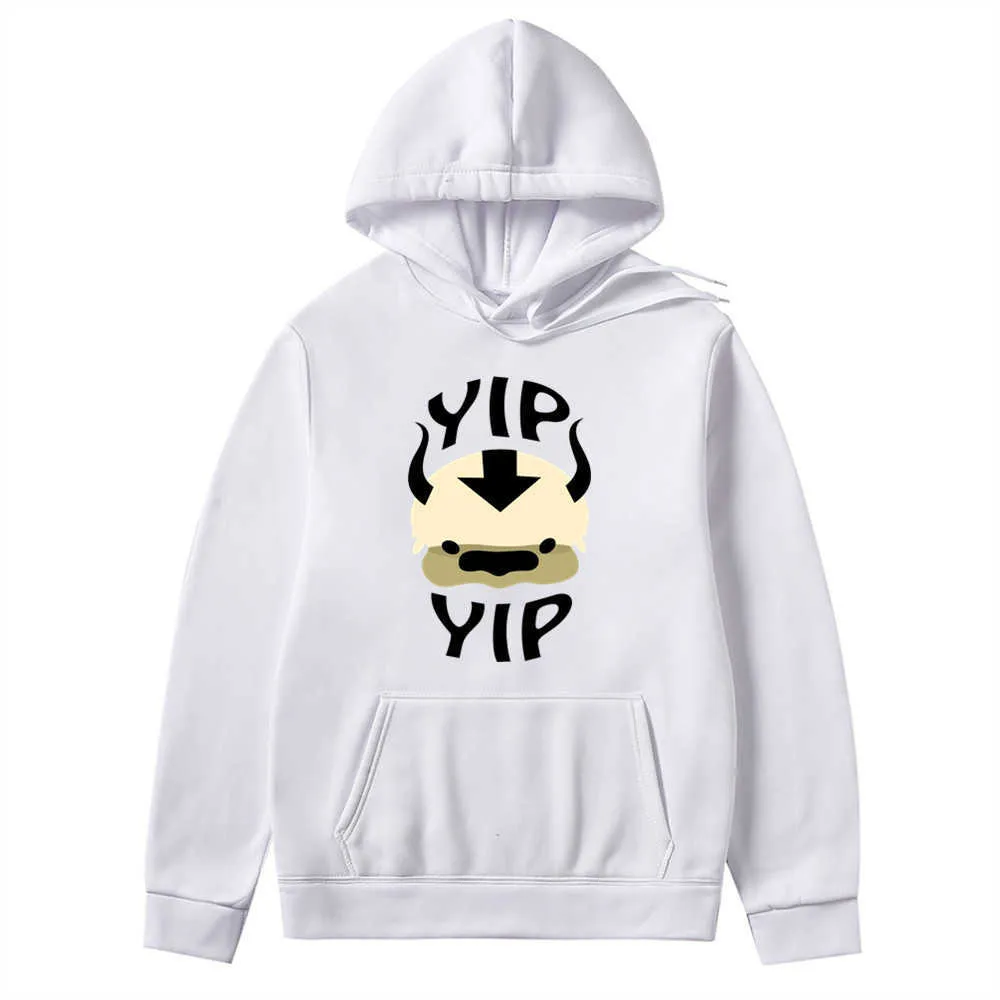 Mężczyźni bluzy bluzy avatar Ostatni druk lotniczy Harajuku Casual Luźne Streetwear Top Jesień Wiosna Pullover Hoody Mens H0910