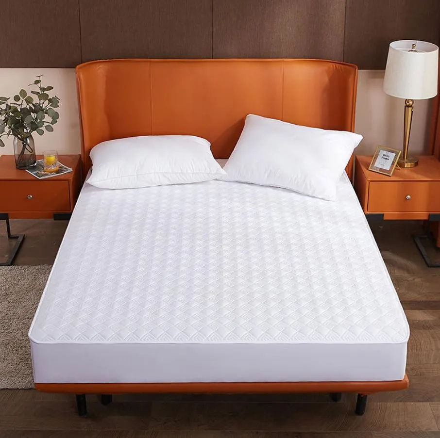 Matelas matelassé épaissir drap de lit coton ménage cache-poussière anti-dérapant couvre-lit literie couvre-lit pas de taie d'oreiller F0092 210420