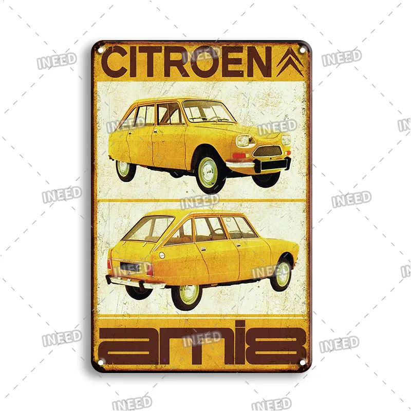 Classic Car Service Poster Metall Plaque Blech