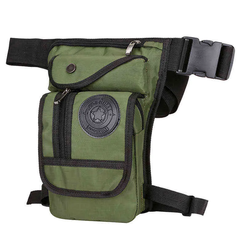 Men Sac à jambe de goutte en nylon étanche en nylon Fanny Pack de cuisse de cuisse de cuisse de la courroie de la cuisse militaire Micorcycle Tactical Riding 21102945