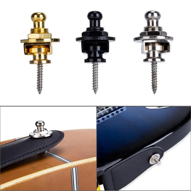 Guitar Strap Lock Strap lock Straplock Button for all Acoustic Electric Bass Guitarra