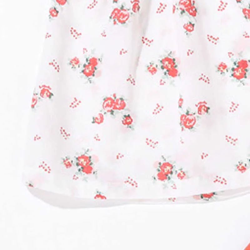Bear Leader Kids Girls Summer Mouwloos Vest en Shorts Outfits Mode Geboren Baby Floral Kostuum Peuter Kleding 1-3Y 210708
