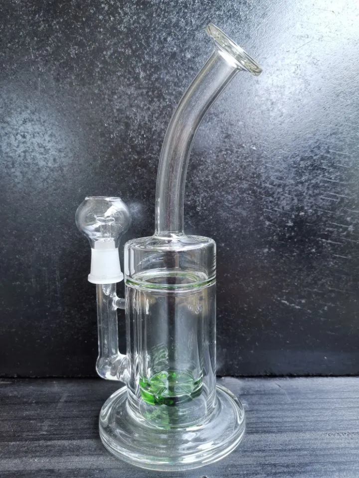 Dicker Glasbecher, Bong, Rauchglaspfeifen, 8,5 Zoll hoch, Recycler, Dab Rigs, Wasserbongs, 14,4 mm Gelenk, Zeusart-Shop-Verkauf