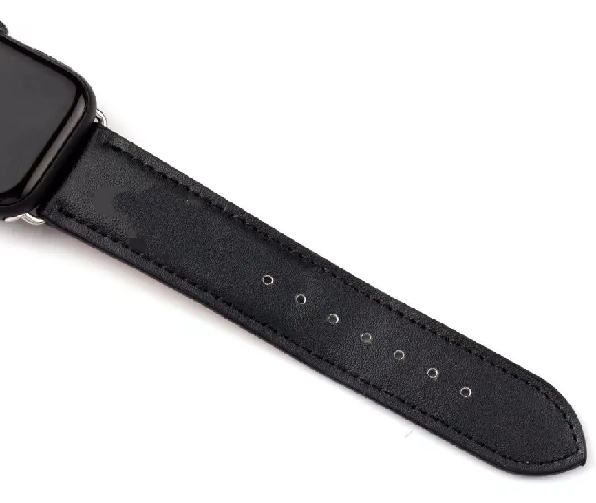 Bracelet en cuir de haute qualité, adapté aux bracelets de montre BPPLE de styliste Version H, iwatch 38 40 42 44mm, 258o