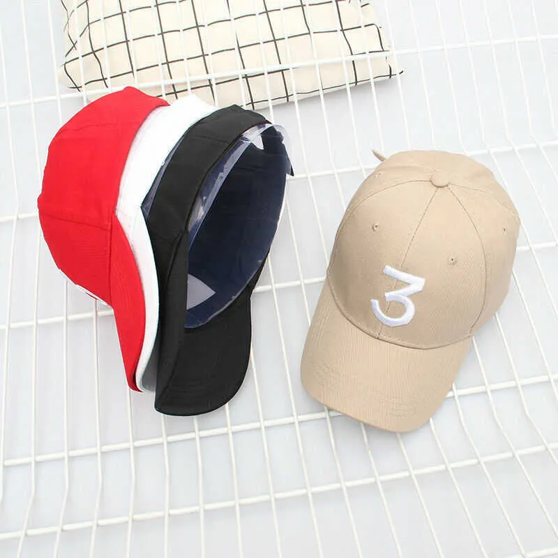 Tide Snapback Caps Popular Chance The Rapper 3 Berretto da baseball Hip Hop Lettera Cappelli Uomo Donna Visiera Anti-UV Sunhat Taglia regolabile Q0703