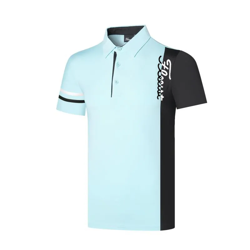 Camicia da golf da uomo Sport Sport Sport Golf Abbigliamento T-shirt a maniche corte T-shirt Quick Dry Traspirante Polo uomo Golf Wear 220312
